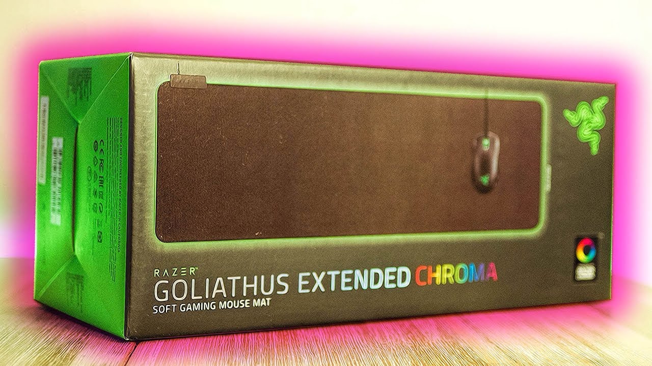 Tấm lót chuột Razer Goliathus Chroma Extended-Soft Mat-Chroma_RZ02-02500300-R3M1- HÀNG CHÍNH HÃNG