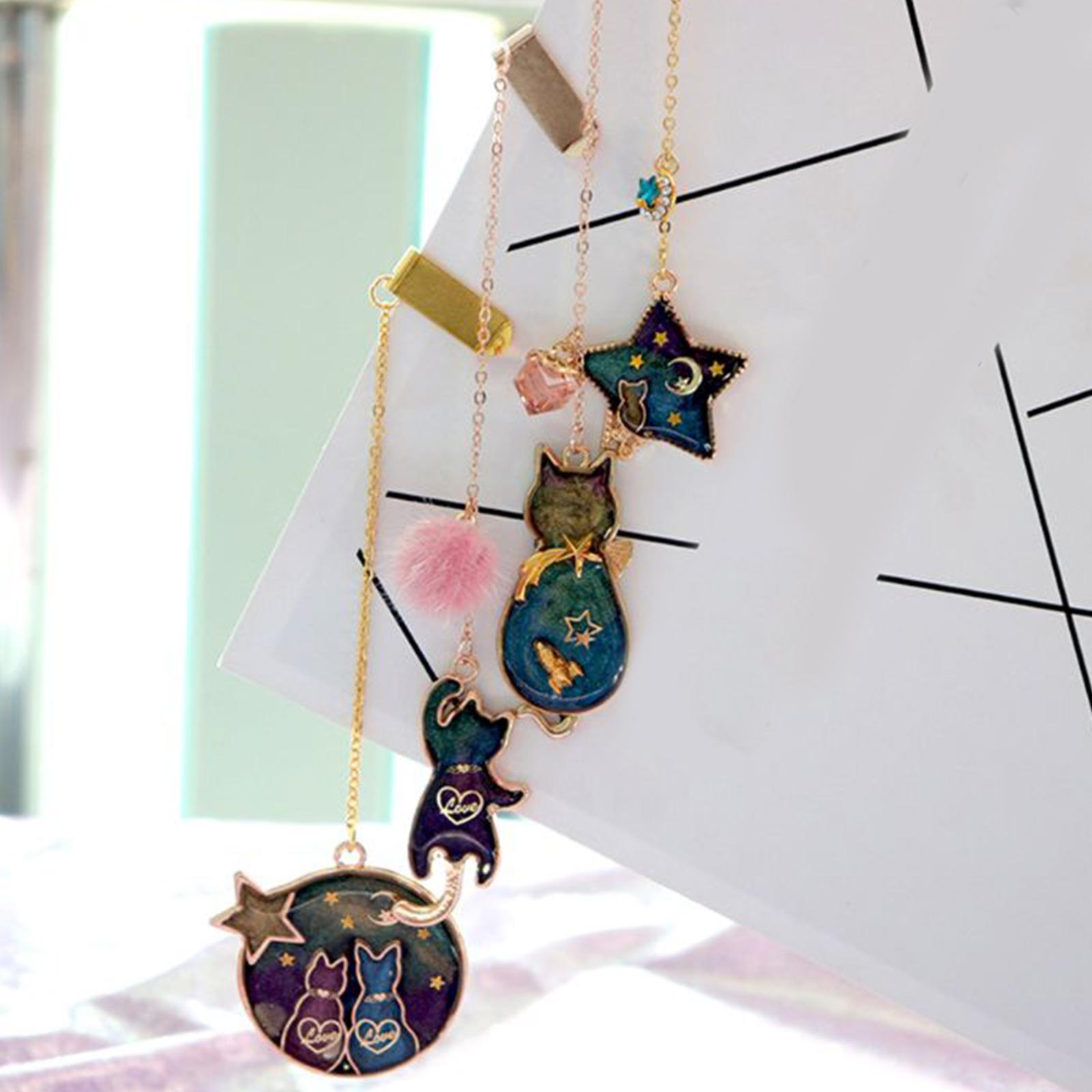 Cat Open Bezel Pendants Charms for DIY Assorted Geometric Hollow Trays