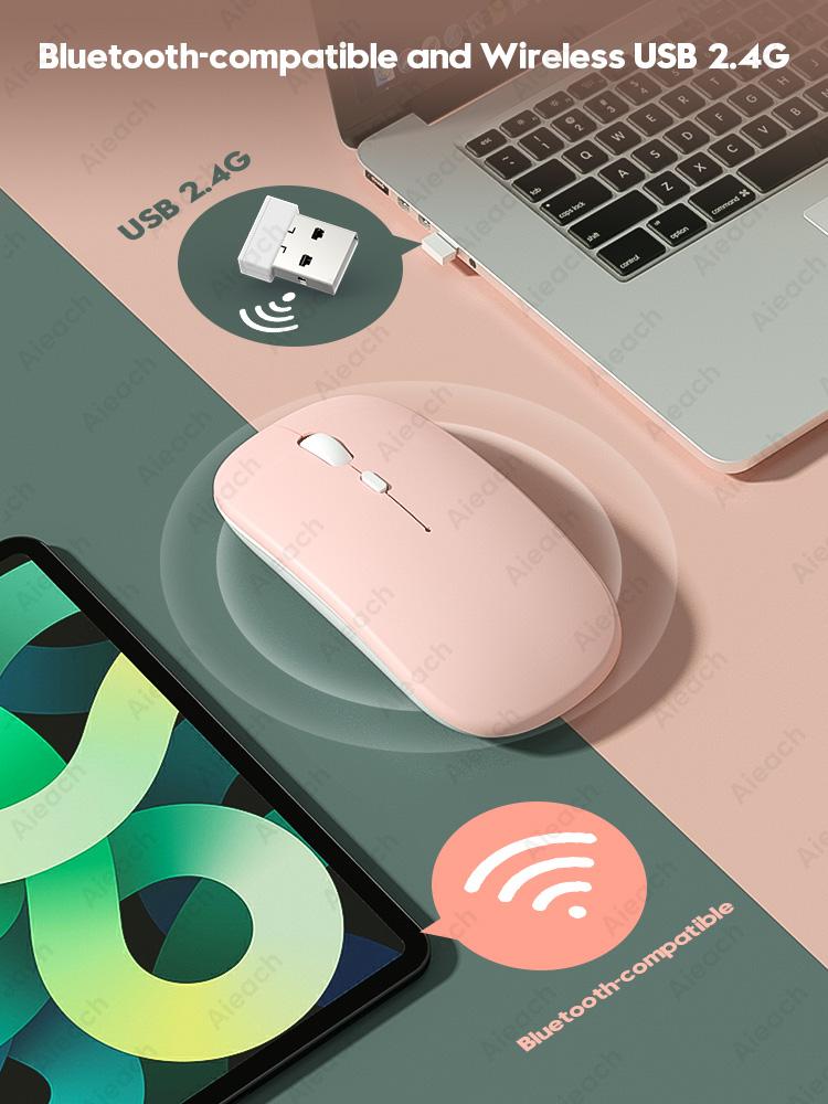 Sạc Bluetooth-Tương Thích Chuột Cho iPad Pro 11 12.9 2018 2020 7th 8th Không Khí 3 4 Chuột Không Dây Cho xiaomi Samsung Máy Tính Bảng