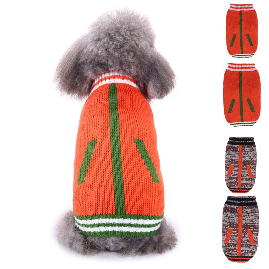 Dog Sweater Pet Puppy Thick Warm Clothes Jumper Winter Apperal