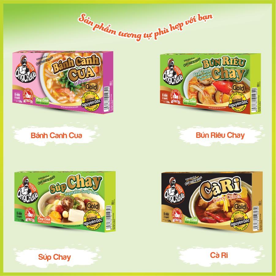 Combo 5 Hộp Viên Gia Vị Hủ Tiếu Chay Ông Chà Và 126gr