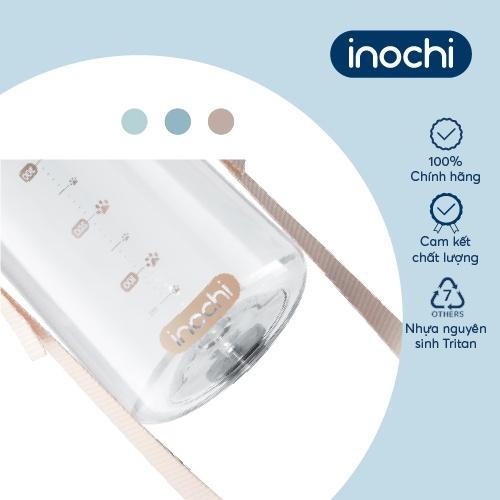 Bình nước trẻ em Inochi - Goki Rudy 450ml màu Xanh nhạt/Xanh bạc hà/Hồng nhạt