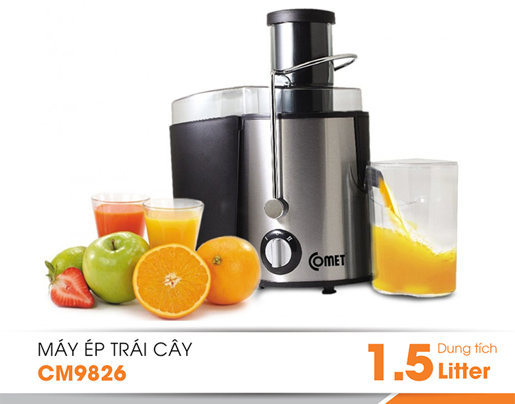 Máy Ép Trái Cây Comet CM9826 - Hàng chính hãng