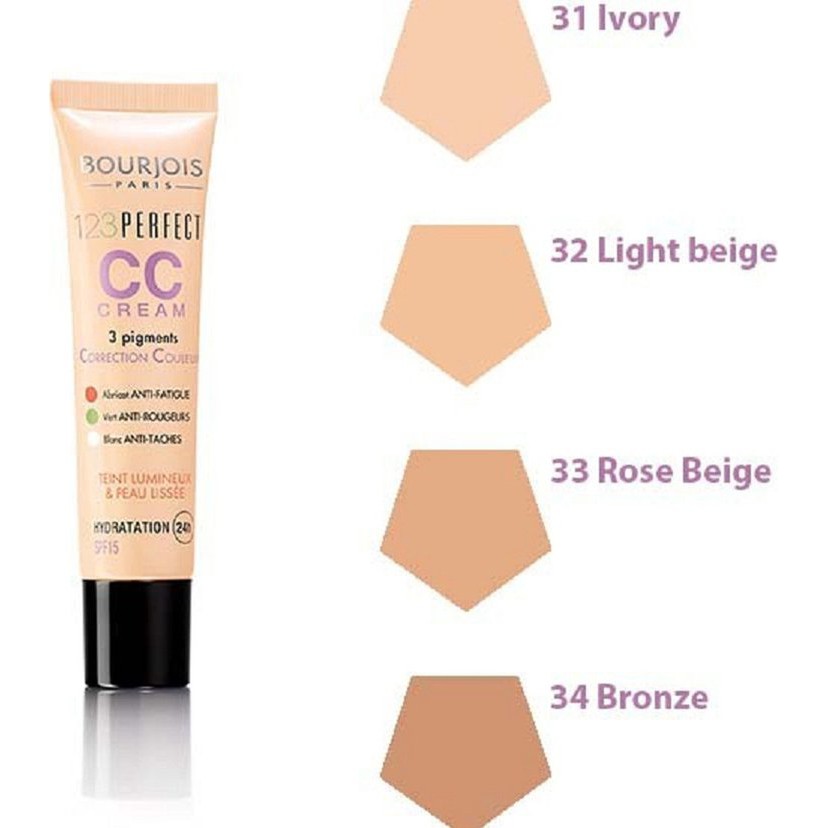 Bourjois Kem Nền 123 Perfect CC Cream 33