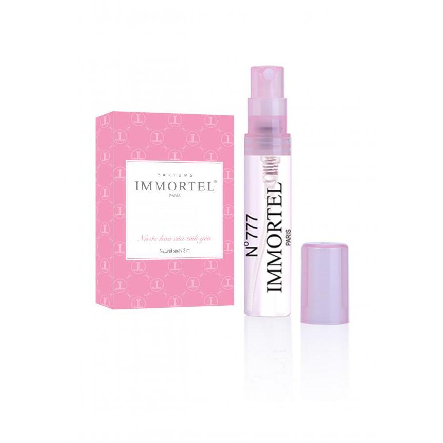 Nước hoa nữ IMMORTEL No777 Eau De Parfum 3ml