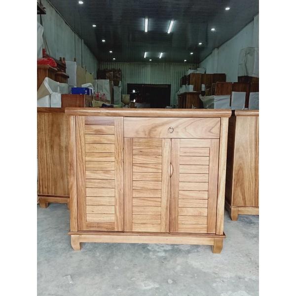 Mẫu tủ giày dép gỗ cao cấp, sang trọng