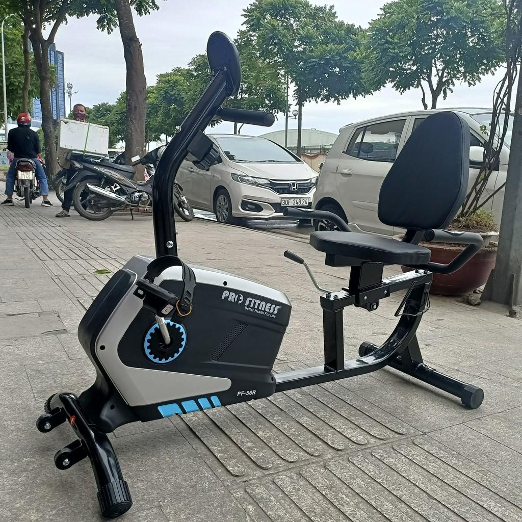 Xe đạp tập có ghế tựa lưng Pro Fitness PF-56R cho người già tập khớp gối