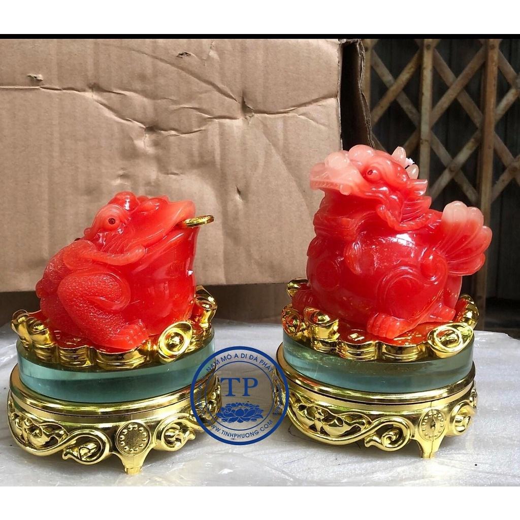 ĐÔI CÓC TỲ HƯU PHONG THỦY TRANG TRÍ BAN THỜ THẦN TÀI KH2663