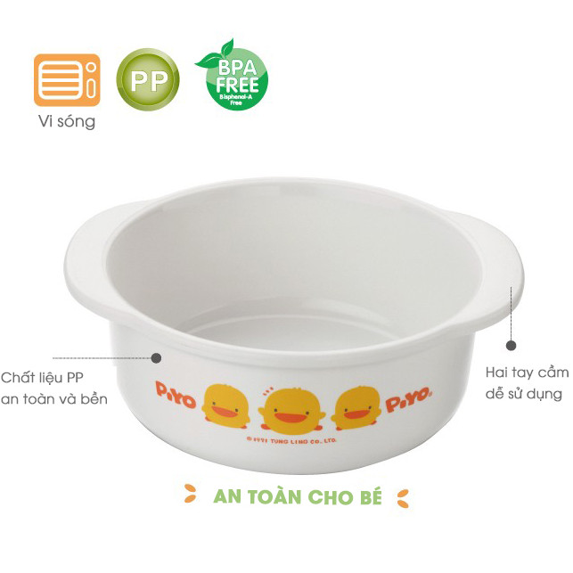 Chén ăn bằng nhựa Piyo Piyo dùng được trong lò vi sóng, PY630052