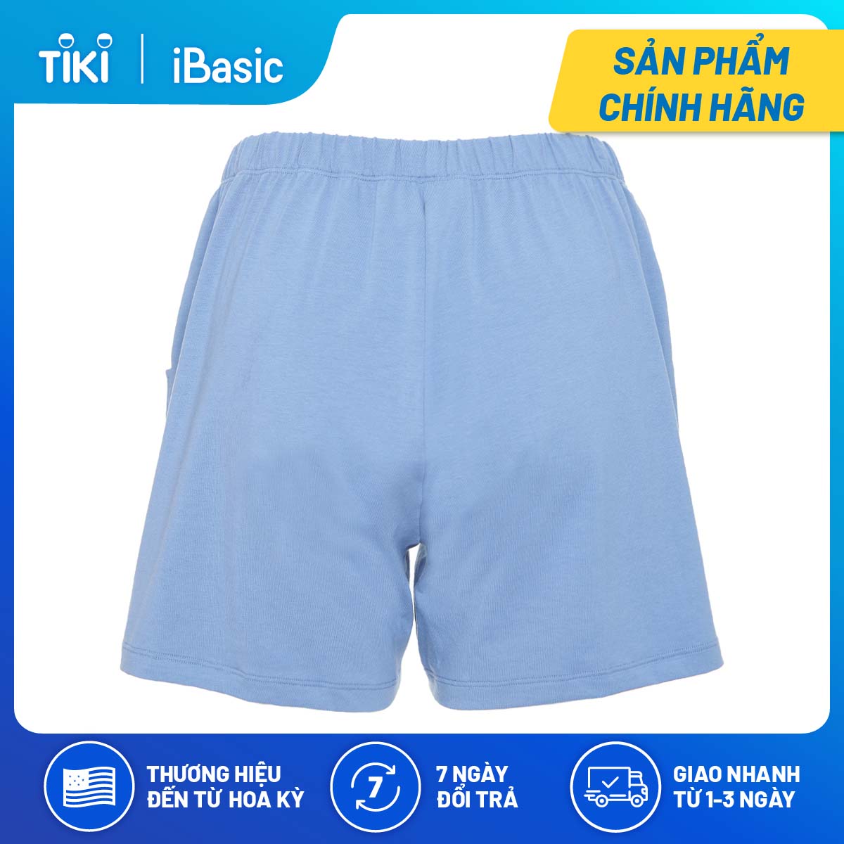 Quần đùi mặc nhà nữ thun cotton iBasic HOMY036B/HOMY037B