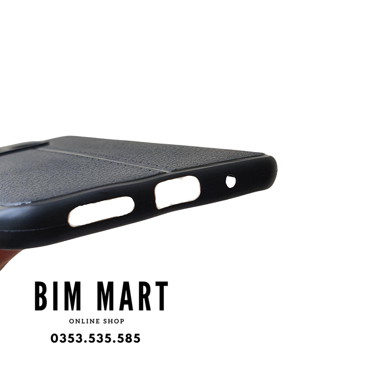 Ốp lưng Auto Focus dành cho Xiaomi Redmi 10C silicon vân da - Hàng Chính Hãng