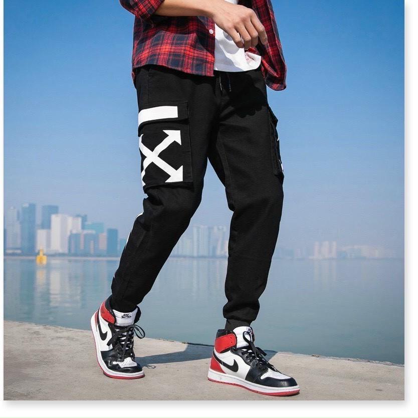 Quần mũi trên quần dài quần dài chất kaki