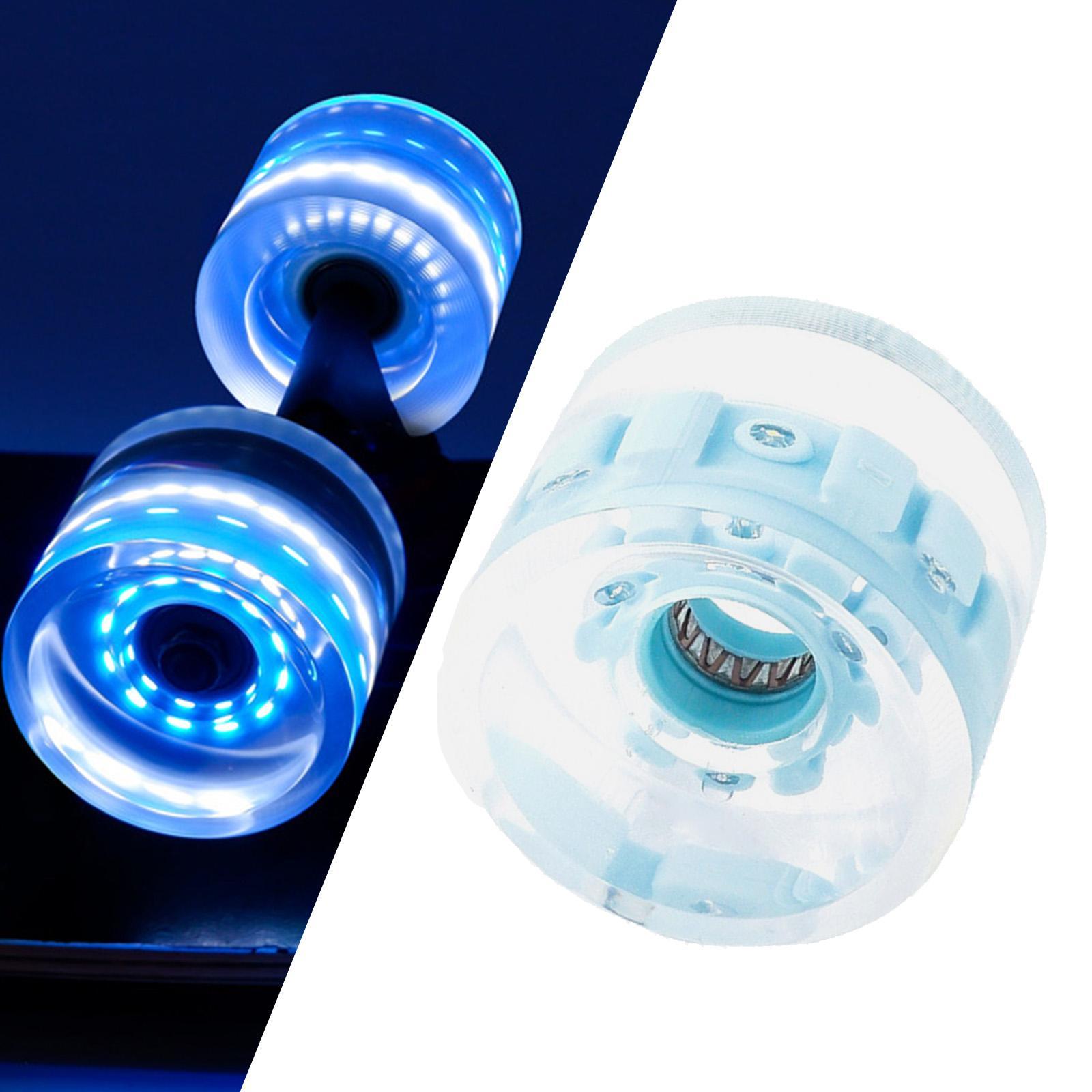 Light up Roller 78A Hardness Replacement Skateboard Wheels for Skate Board Blue
