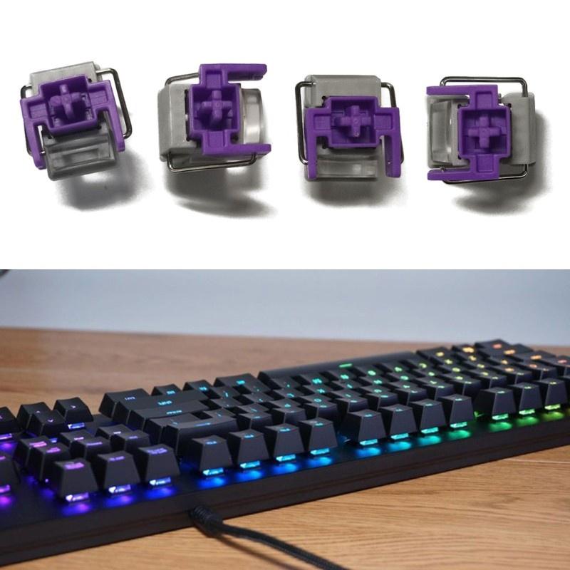 HSV 4Pcs Razer Purple Optical Switches Hot Swap Switch for Razer Huntsman Elite