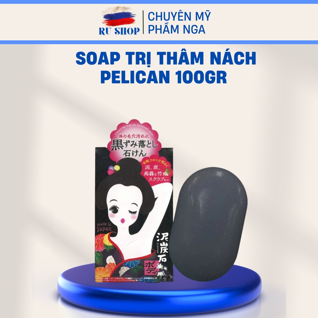 Soap xóa thâm nách Pelican - Xà phòng loại bỏ thâm nách Nhật