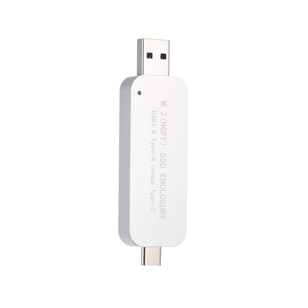 Vỏ bọc SSD Loại A Kết hợp Loại C Hỗ trợ 5Gbps 2230/2242 USB3.0 đến M.2 NGFF
