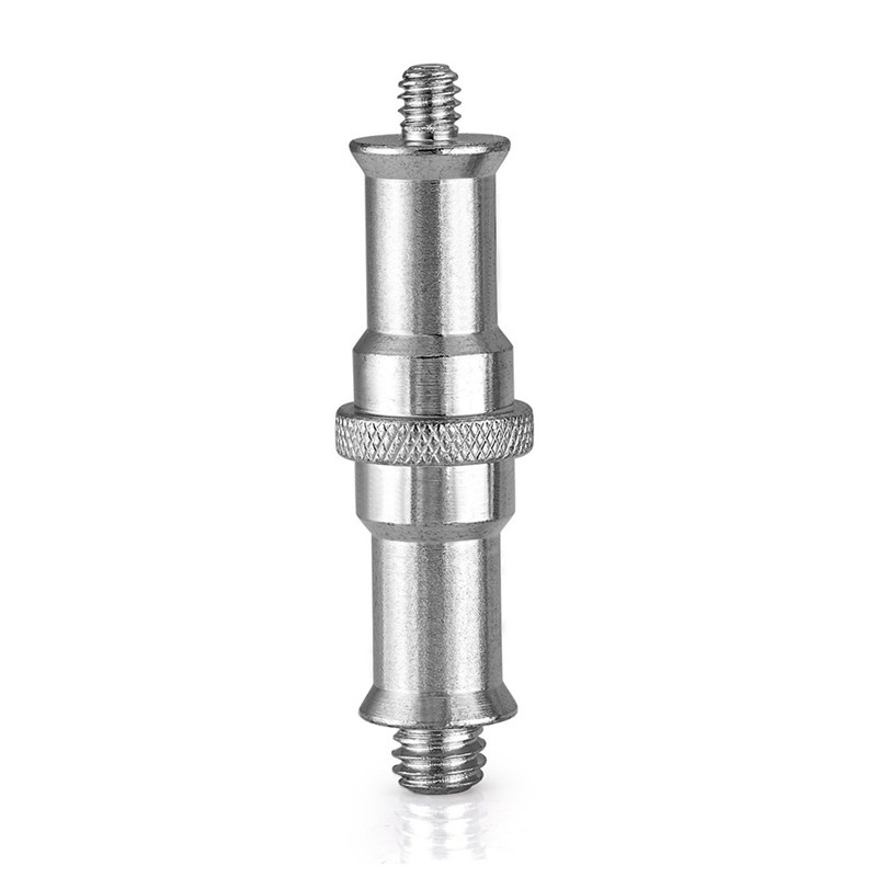 Đầu nối cho chân đèn đứng dài 5cm - Ốc vít chuyển đổi ren 1/4 - 3/8inch
