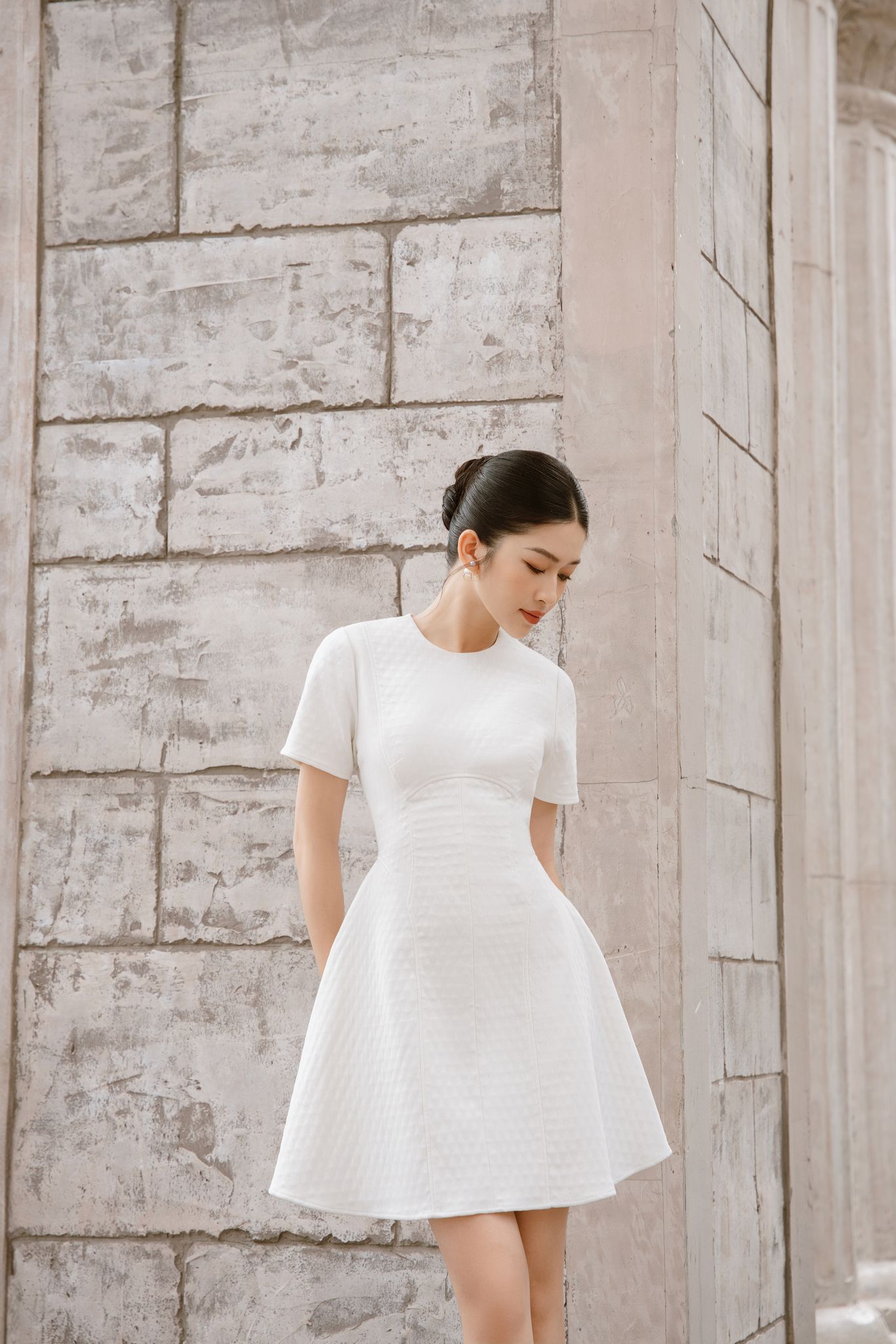 OLV - Đầm Katalina Puff Dress