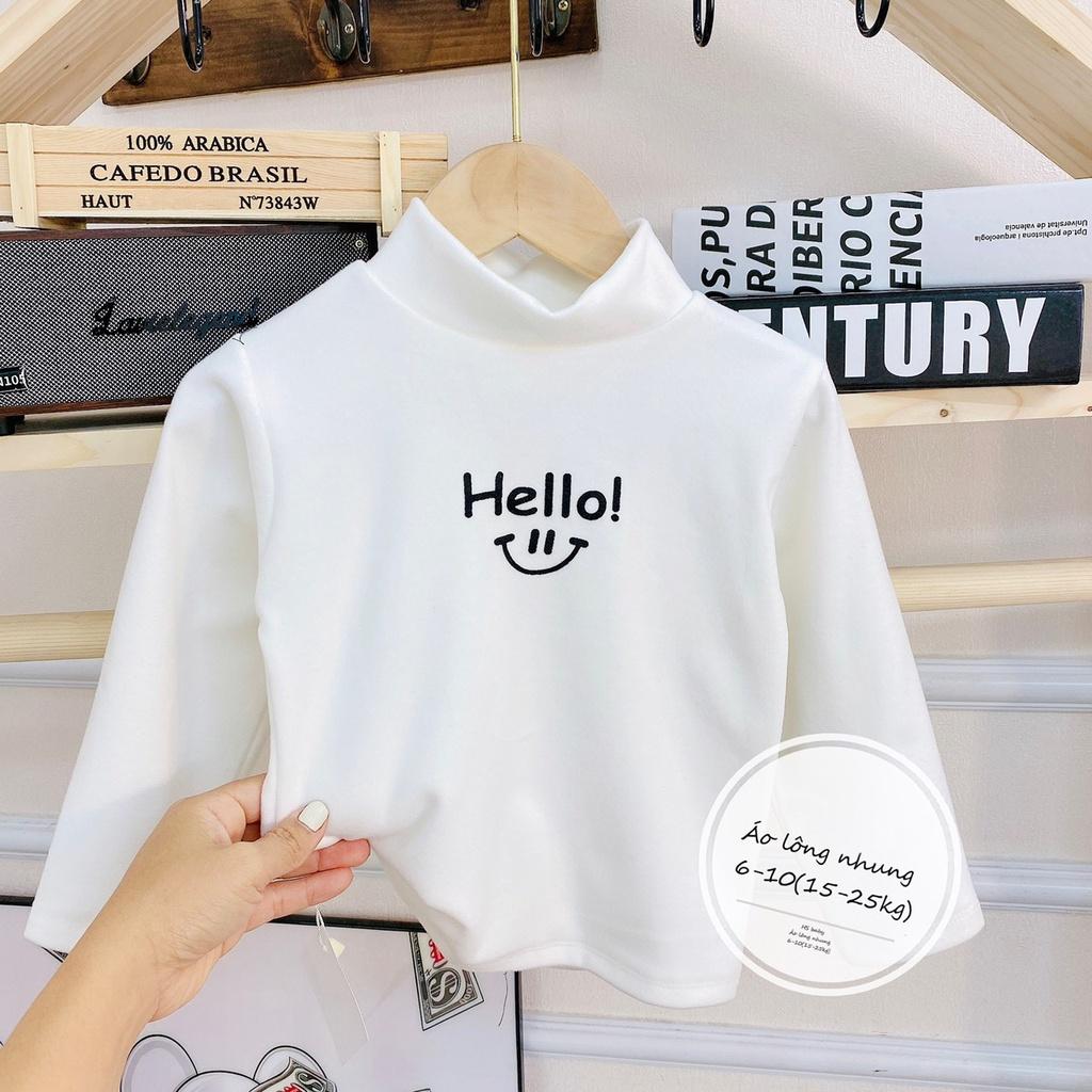 Áo giữ nhiệt LYBABY thu đông dài tay cổ cao cho bé trai AP20