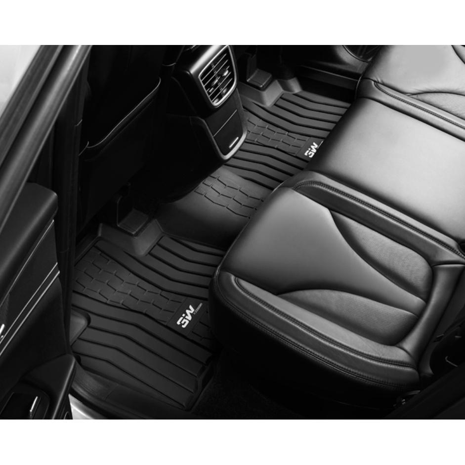 Thảm lót sàn xe ô tô Lincoln MKZ 2011 - đến nay Nhãn hiệu Macsim 3W chất liệu nhựa TPE đúc khuôn cao cấp - màu đen