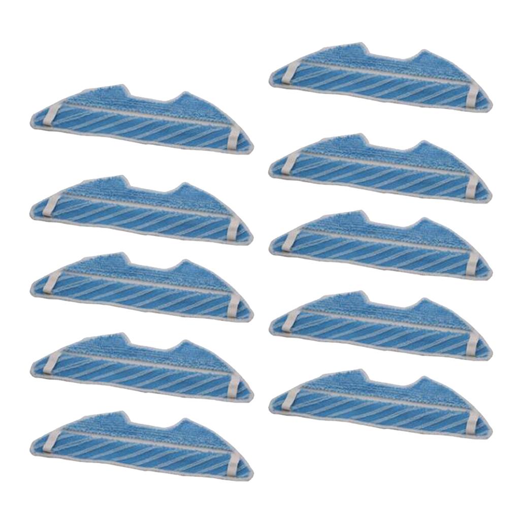 10pcs Mopping Cleaning Cloth Rag Fit For Conga 1290, 1390 Vacuum Cleaners