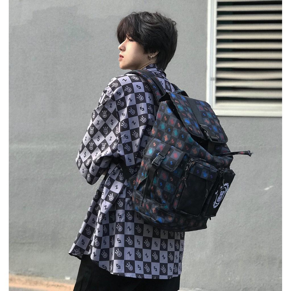 Balo Hoạ tiết Checkerboard SAIGON SWAGGER SGSxClownZ Joke Backpack-Ngăn Chống Sốc Laptop