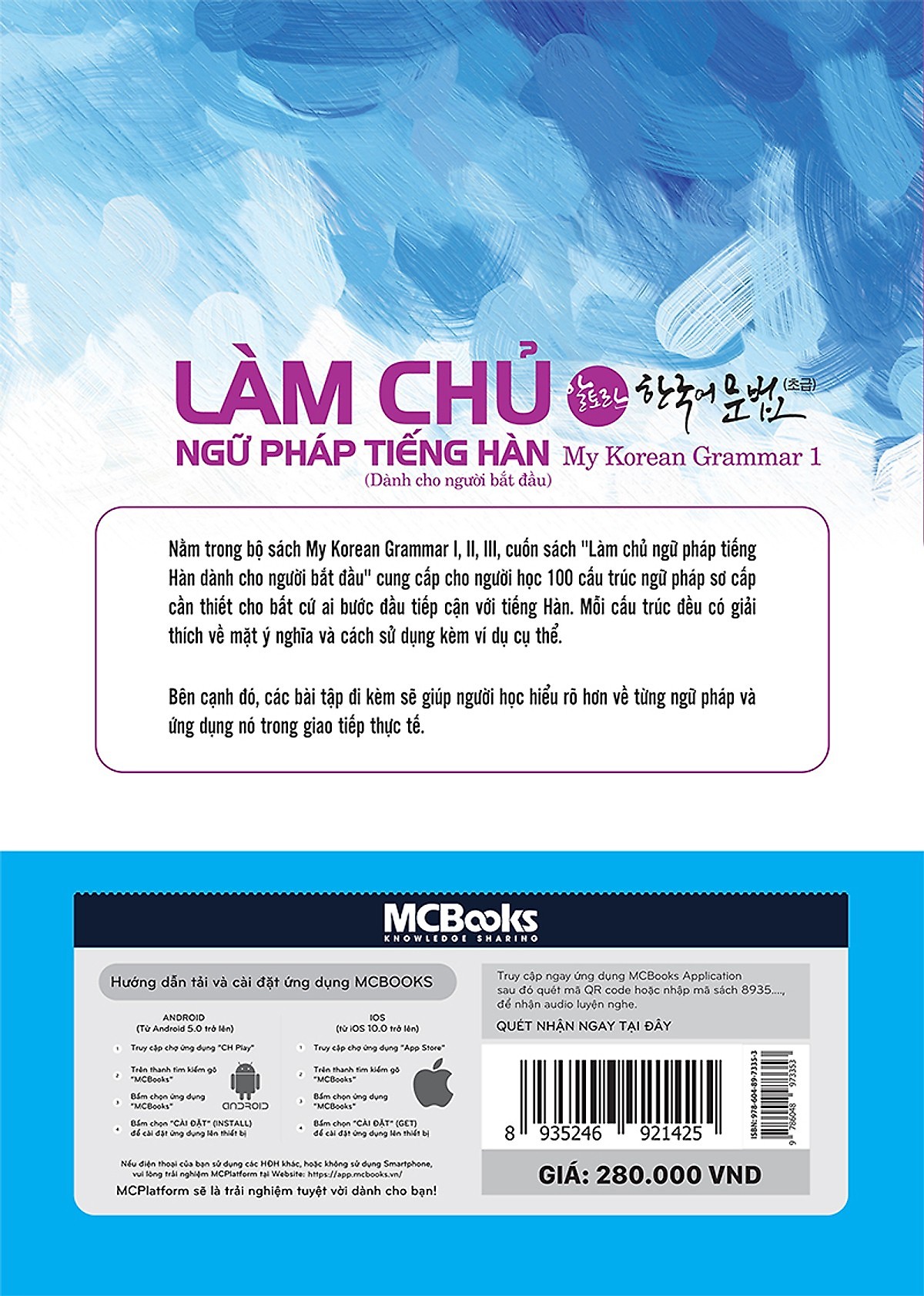 Làm Chủ Ngữ Pháp Tiếng Hàn - Dành Cho Người Bắt Đầu (Tặng Bookmark độc đáo RC)