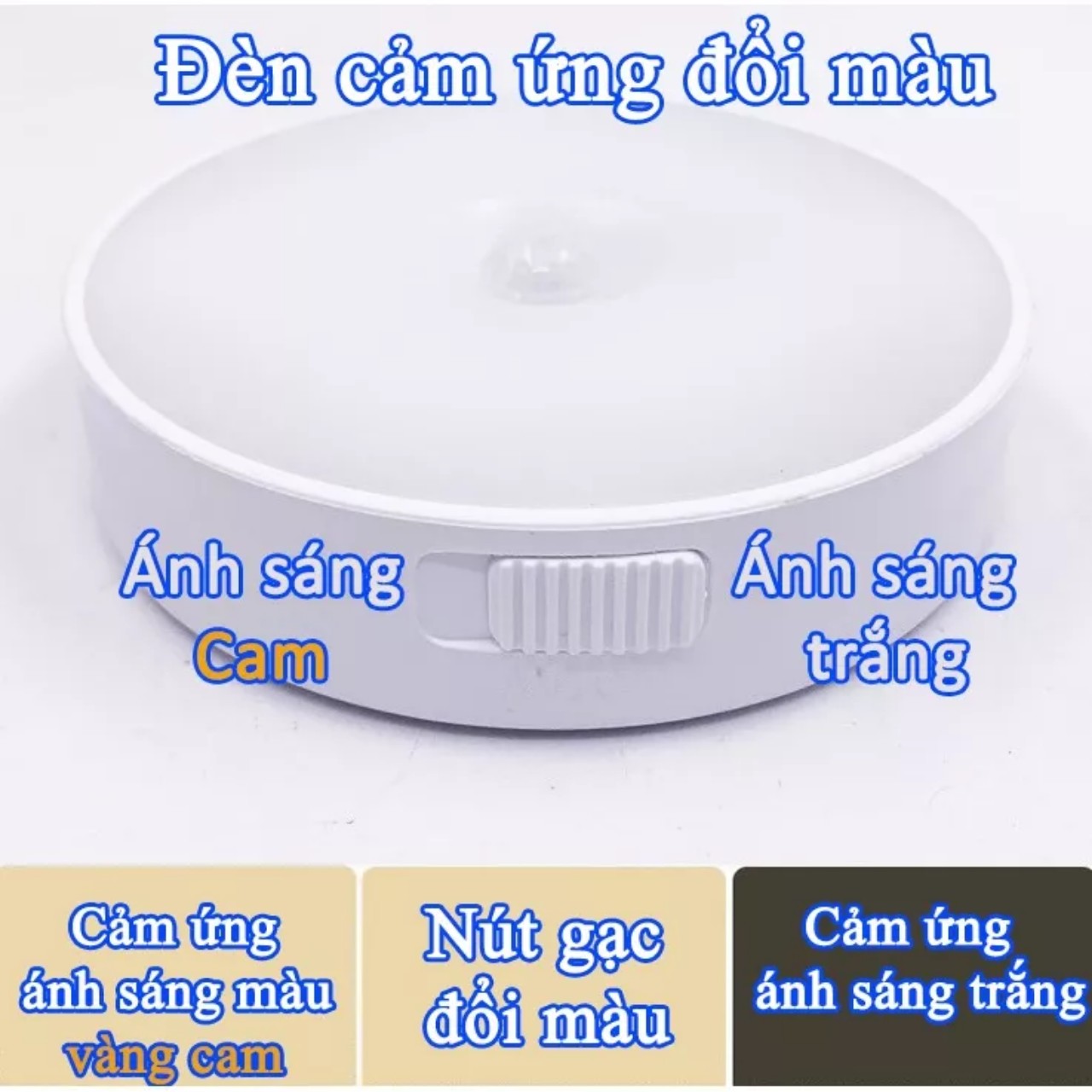 Đèn Cảm Ứng Chuyển Động, Đèn Led Thông Minh Dán Tường Không Dây, Góc Cảm Ứng Rộng, Thích Hợp Cho Mọi Không Gian - HÀNG CHÍNH HÃNG MINIIN