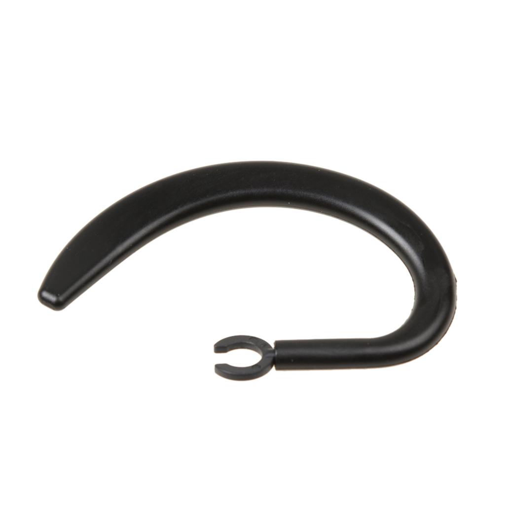 6 Pieces Replacement Spare Ear Hook Earloop For Bluetooth Headset, Black