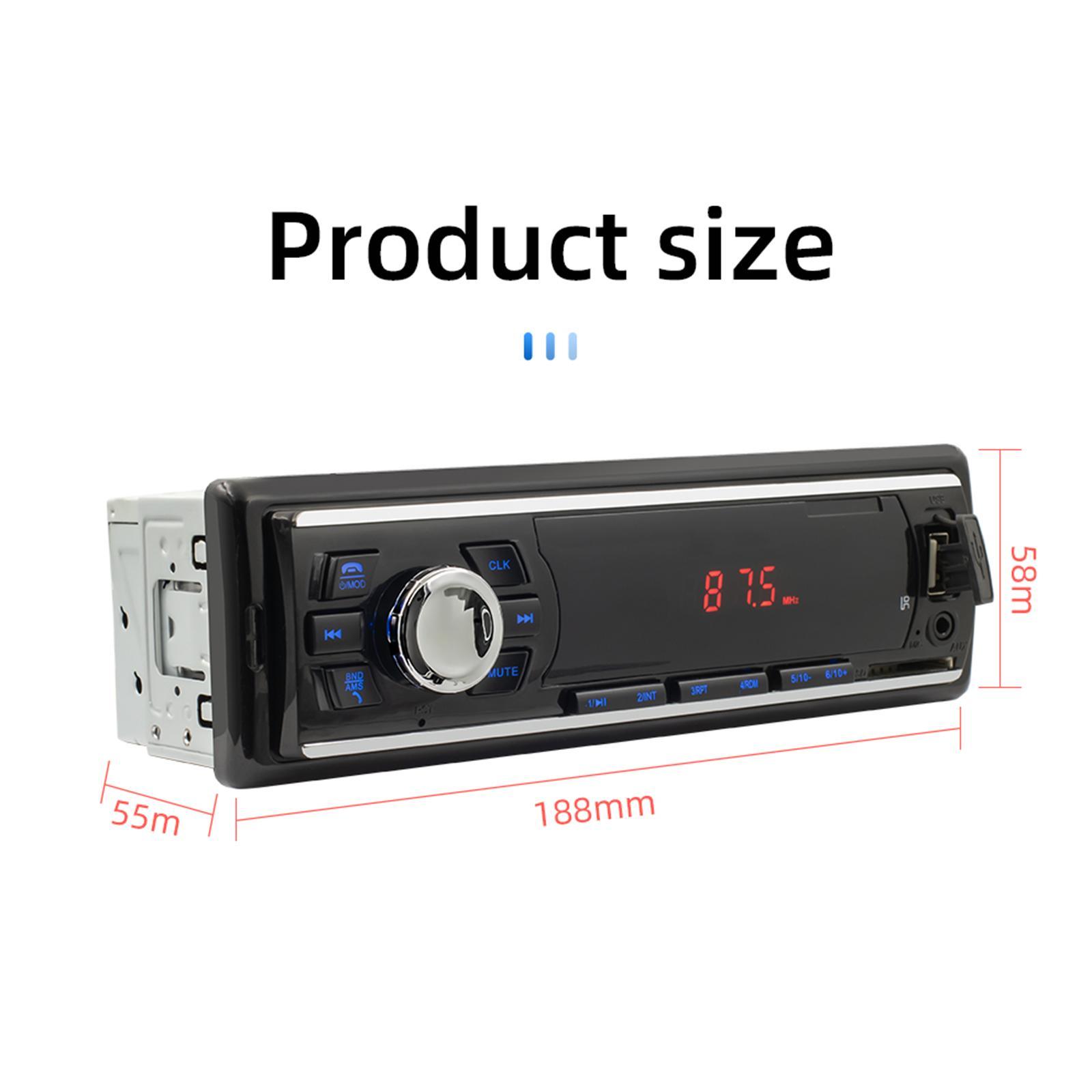 Car MP3 Player Multimedia High Performance Bluetooth Stereo Receiver