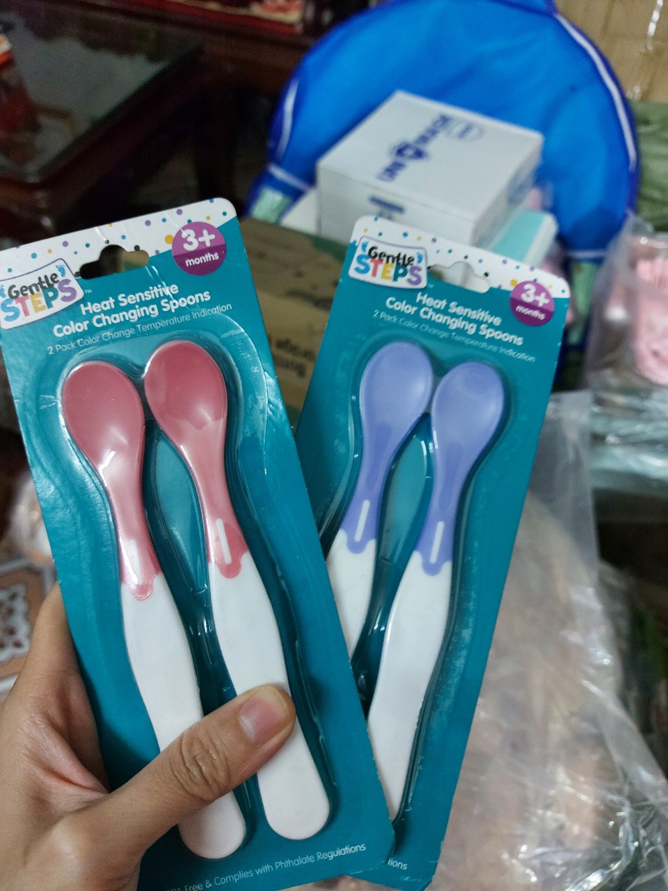 Set 2 thìa báo nóng cao cấp sử dụng cực an toàn