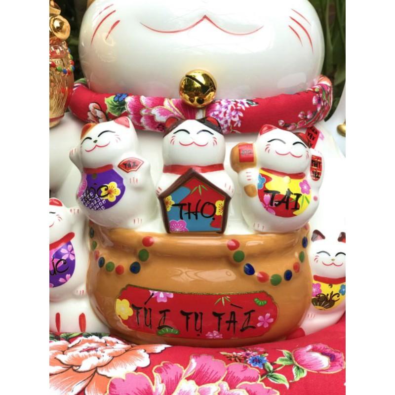 Mèo Hồng Phát,Cao 25cm, phiên bản Việt_Trung