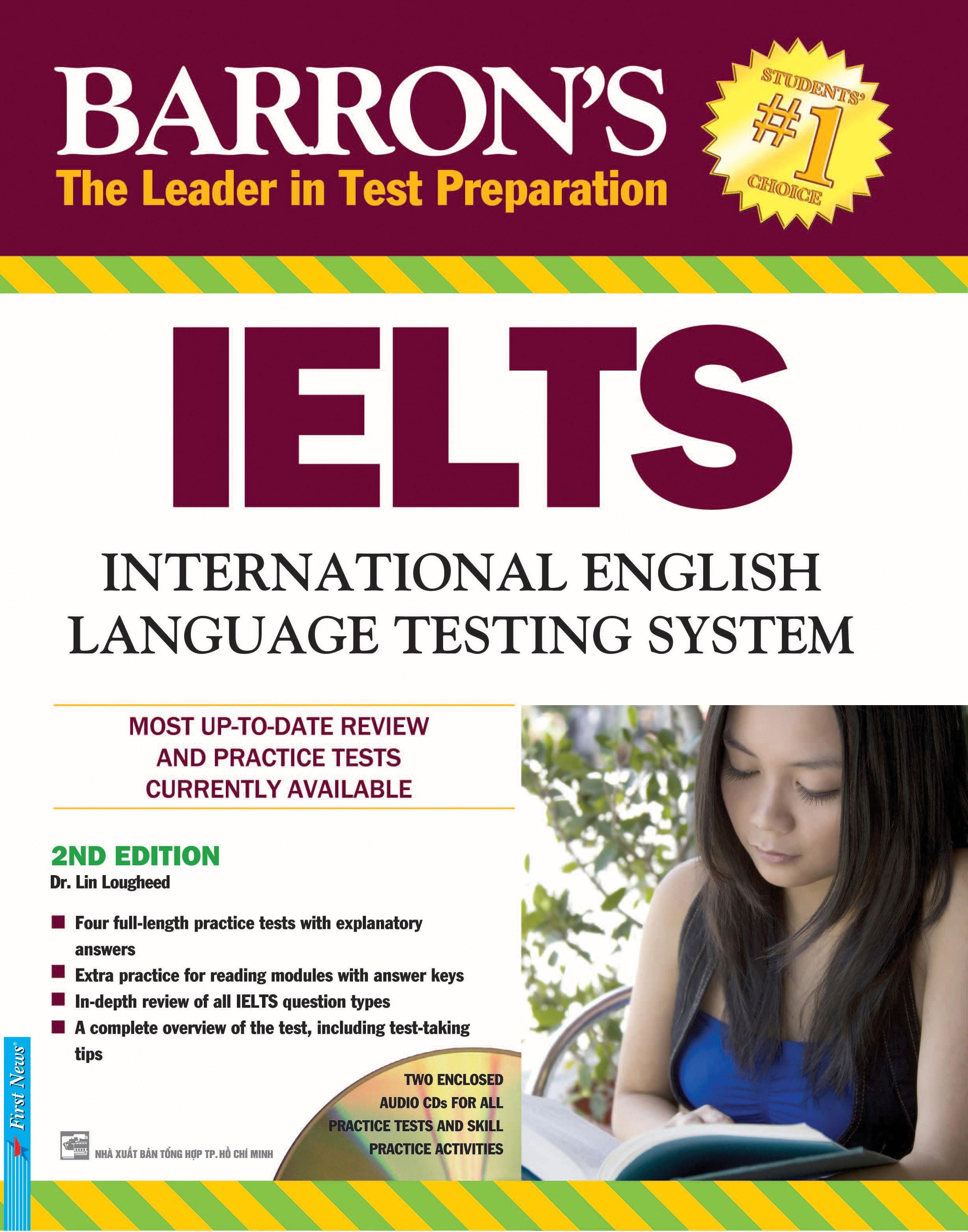 Barrons Ielts International English Seconnd Edition - First News - Tái Bản 2018 - Tặng Kèm 2 Đĩa Cd