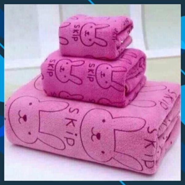 Set 3 khăn tắm tiện ích