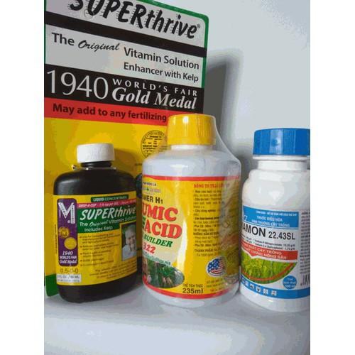 Combo siêu kích rễ Acid humic + superthrive +dekamon 100ml