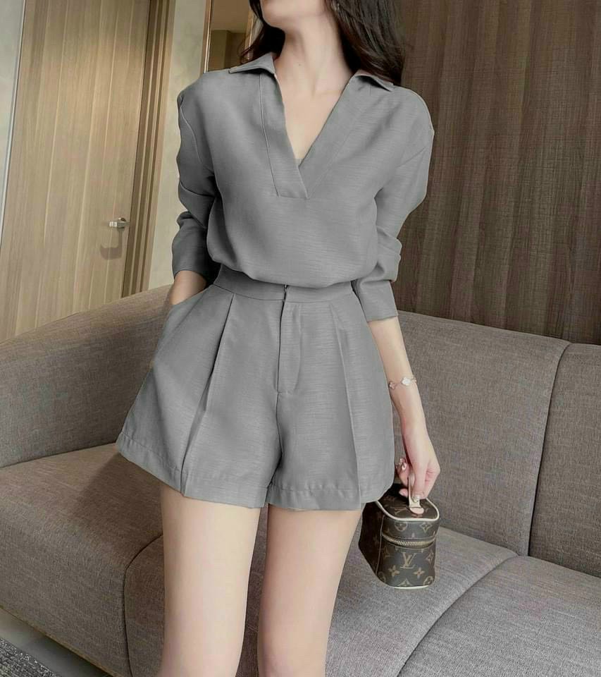 Set Bộ Đùi Cổ V 6 Màu Cao Cấp (  CHI TIẾT SẢN PHẨM XEM Ở MÔ TẢ