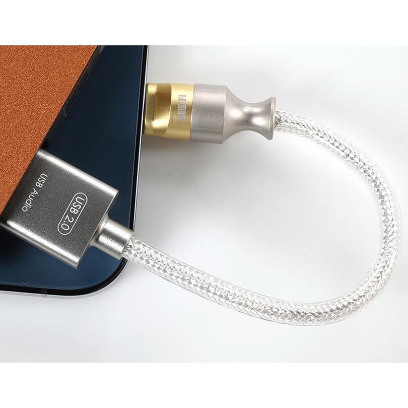 Dây OTG ddHiFi MFi07F USB A to LN 2.0 Chính Hãng - Hàng Chính Hãng