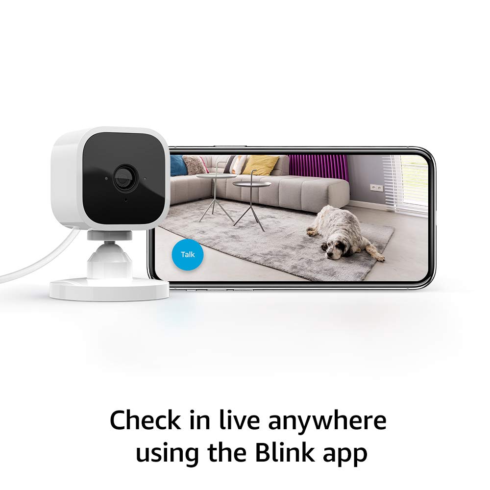 Camera Quan Sát Trong Nhà Blink MIni Full HD 1080p, Lưu Trữ Cloud, Đàm Thoại 2 Chiều - Hàng Nhập Khẩu