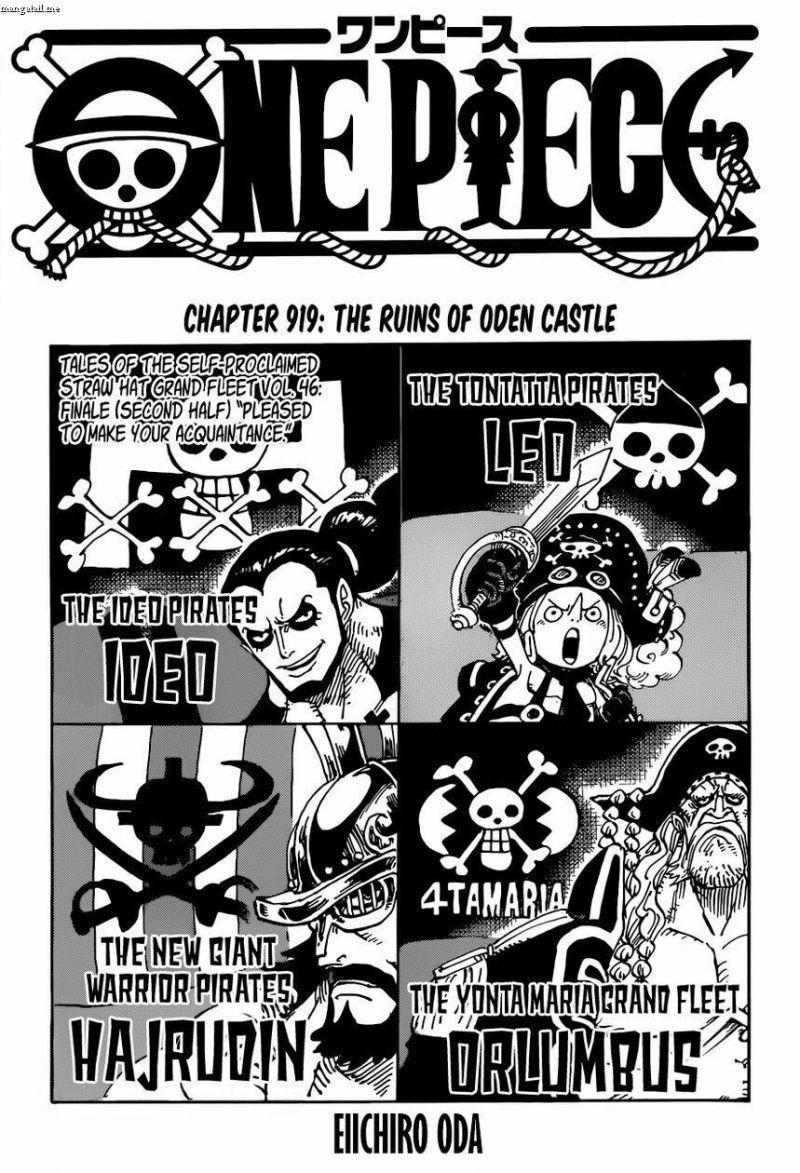 đảo hải tặc - one piece chapter 919 1