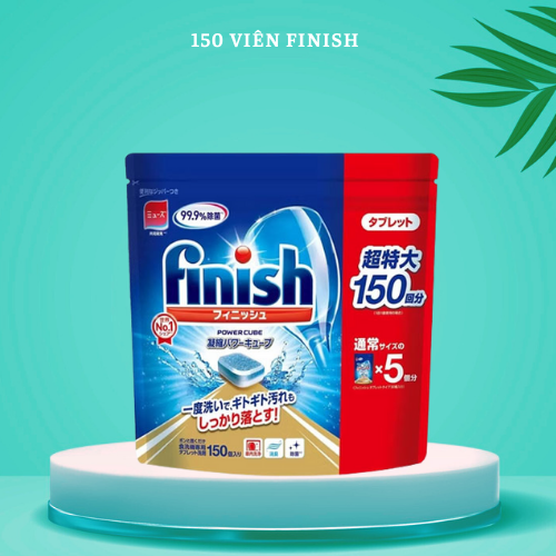Viên rửa chén Finish Nhật 150 viên