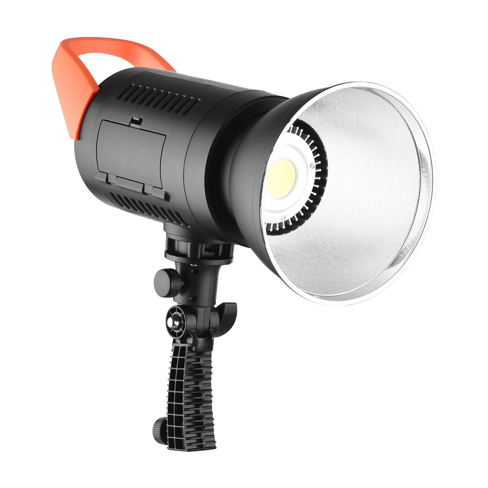 100W LED Video Light 5600K Studio Light Dimmable Bowens Mount Continuous Light with Reflector Remote Control for Wedding