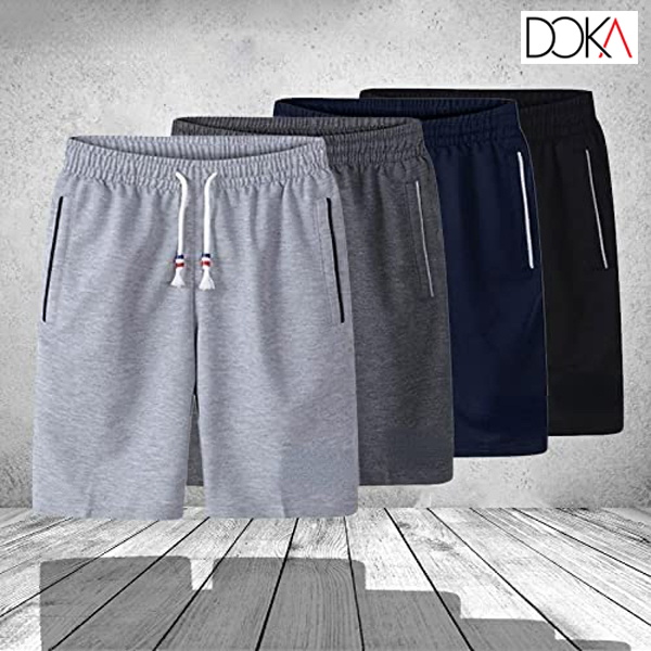 Combo 2 Quần shorts thể thao nam dạng sọt sport đùi chất thun lạnh 4 chiều cao cấp phù hợp tập gym hay mặc nhà màu trắng và đen DUI-P101 - tặng 1 khẩu trang chống nắng 