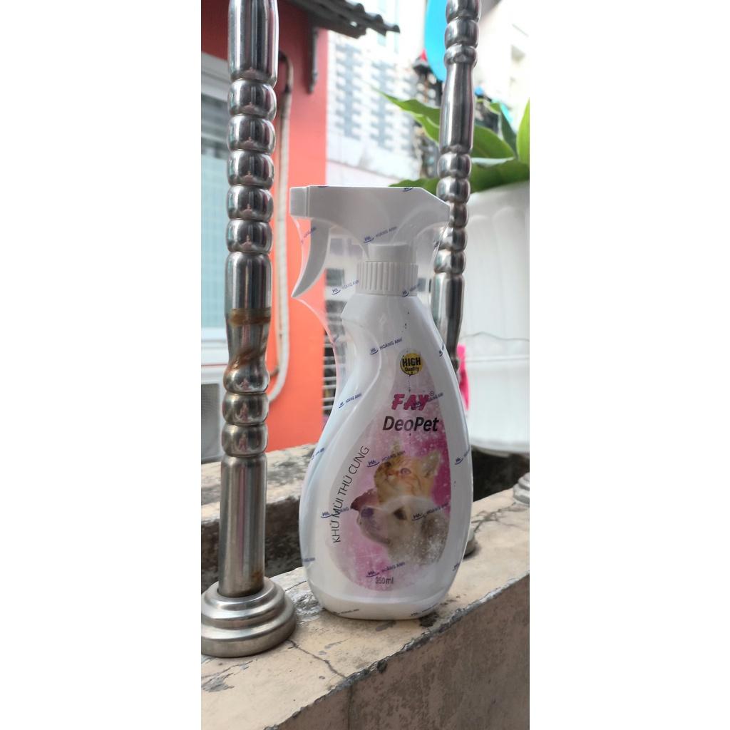 Sữa tắm khô cho chó mèo Fay DeoPet 350ml