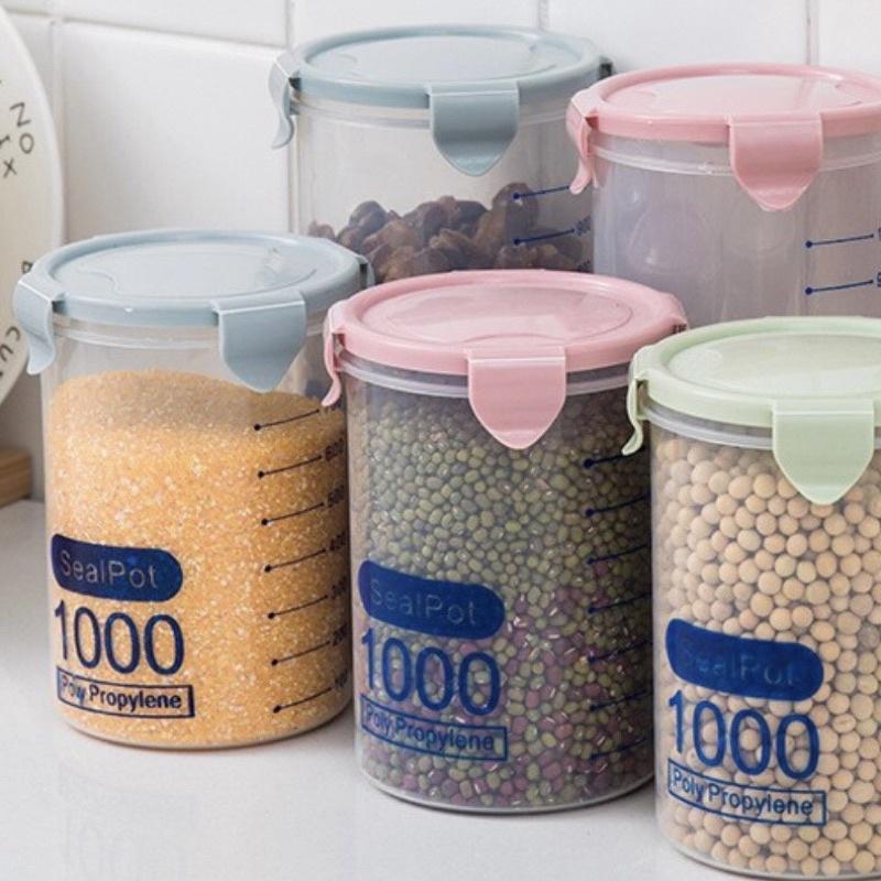 Set 3 hộp nhựa đựng thực phẩm có chia vạch tiện lợi