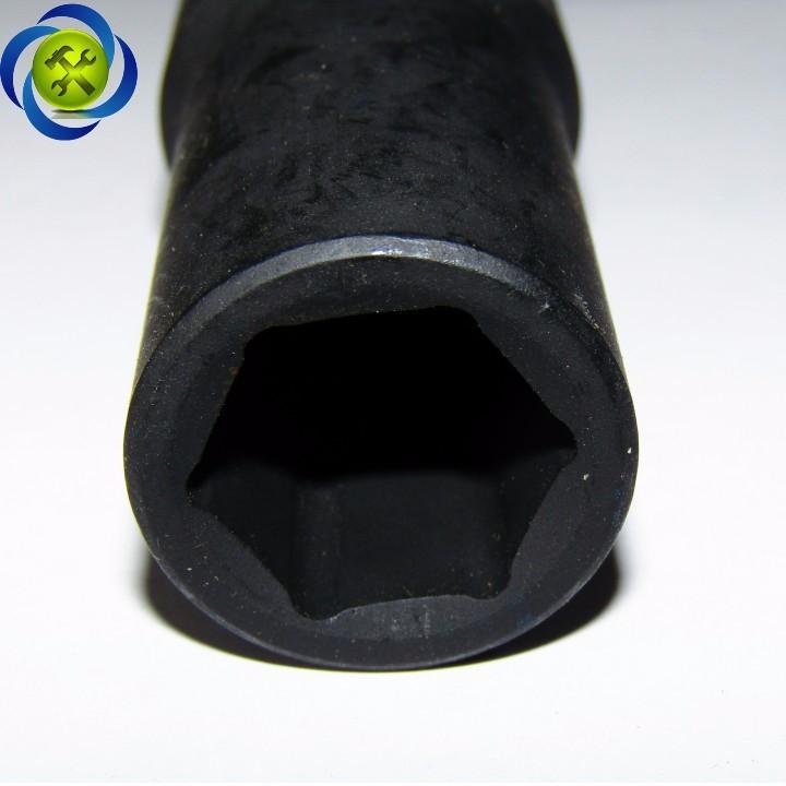Tuýp 15mm đen dài 80mm Kingtony 443515M loại 1/2 6 cạnh