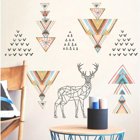 Decal trang trí Biểu Tượng Nai Bắc Âu