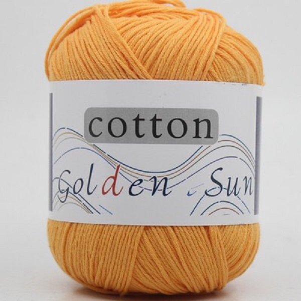 Len sợi đan móc Sun Golden 50gr 32 màu sợi nhỏ 1mm , Cuộn len móc cotton milk dành cho người mới bắt đầu