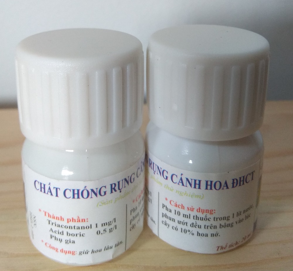 Combo 2 chai chống rụng cánh hoa chuyên dùng cho hoa mai, phong lan, hoa giấy - chai 20 ml