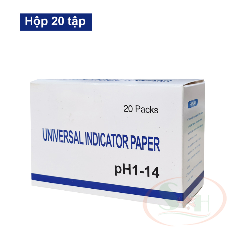 Giấy quỳ tím đo pH Universal Indicator Paper 1-14 chỉ thị màu đo test pH bể thủy sinh cá tép cảnh