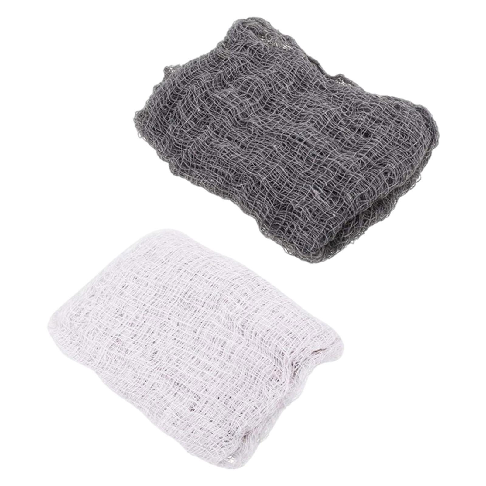 2Pcs Halloween Scary Gauze Cloth Hanging for Halloween Party Indoor Ceilings